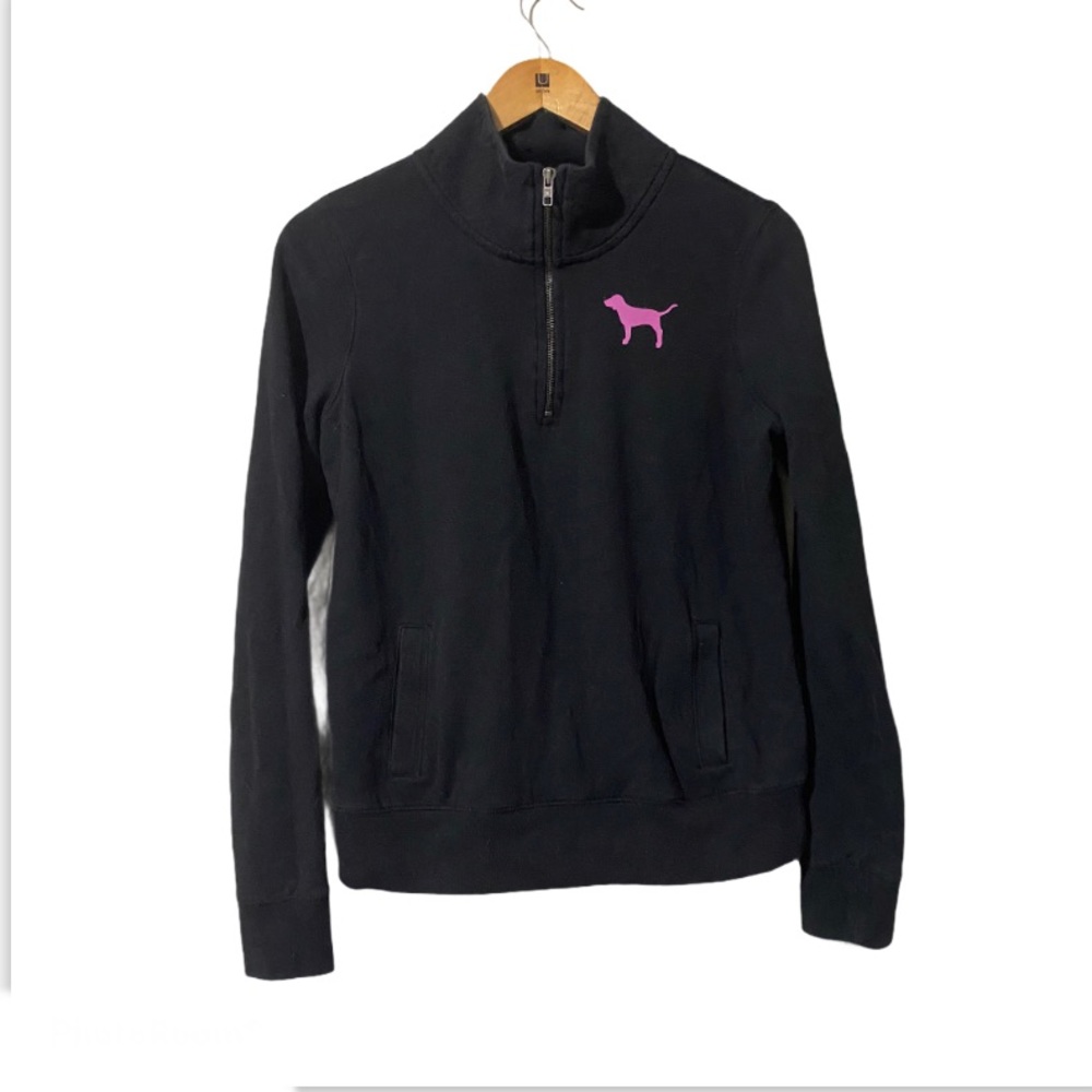 Pink VS zip Up Sweater size S